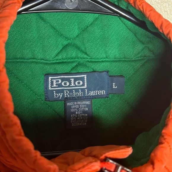 Chief Keef Polo Ralph Lauren Hybrid Quilted Pullover Large - Picture 6 of 7